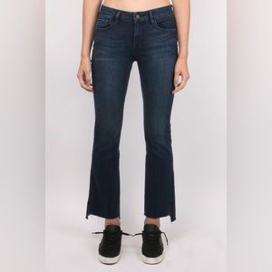 FRAME DENIM Le Crop Mini Boot Jeans in Topsail